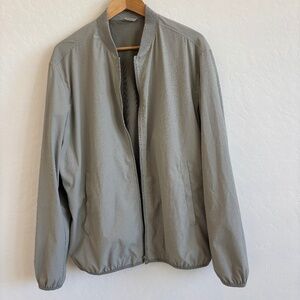 NWOT Zara Men Lightweight Technical Bomber Jacket - Sage Green - SizeXL